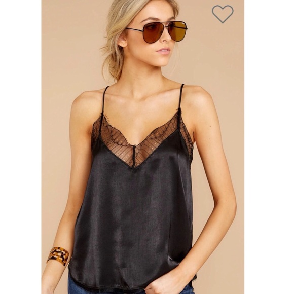 Black Lace Tank Top size S - Picture 3 of 13